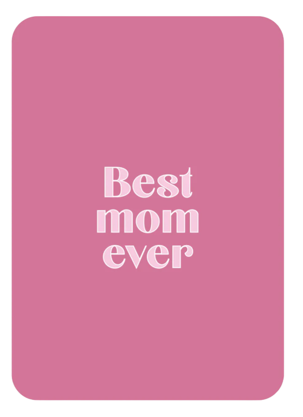 Kaart Best Mom ever