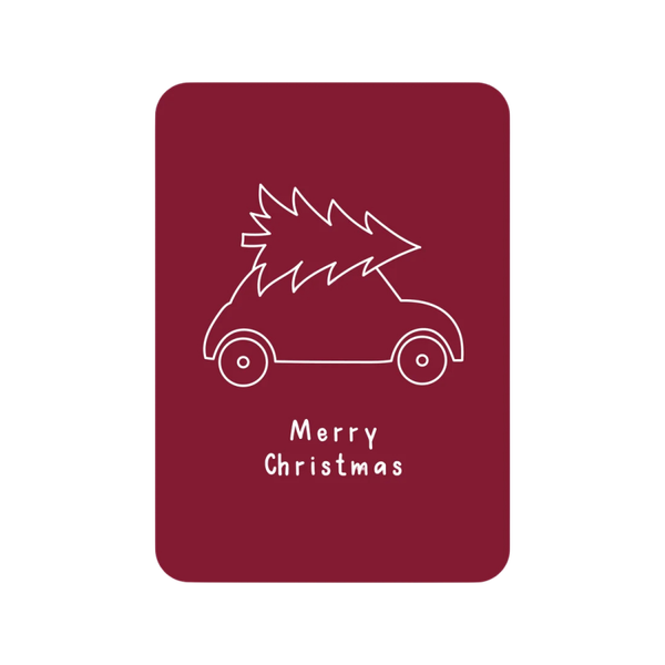 Kerstkaart Merry Christmas