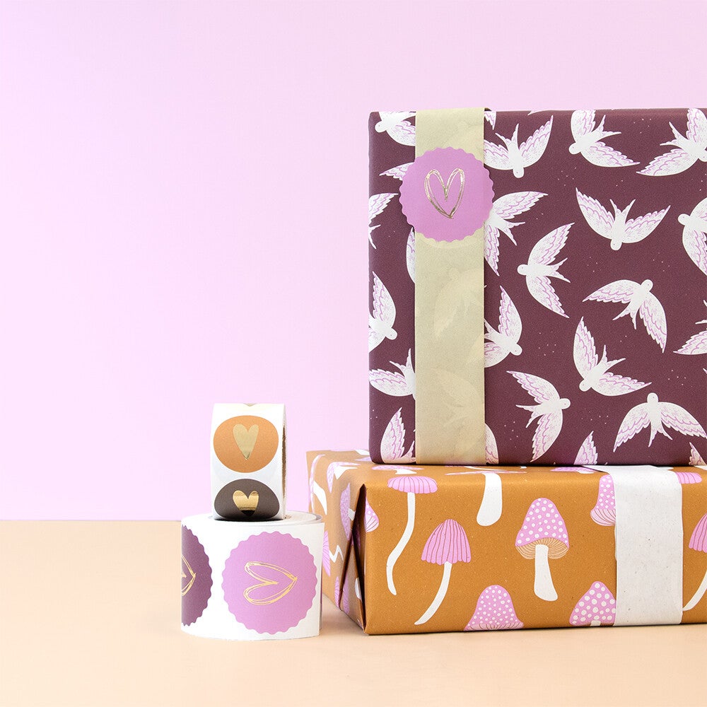 Cadeaupapier op rol van 30 cm breed