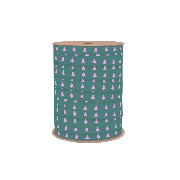 Cadeaulint | Kerstboom - Emerald Green - Light Biscuit - 3 meter