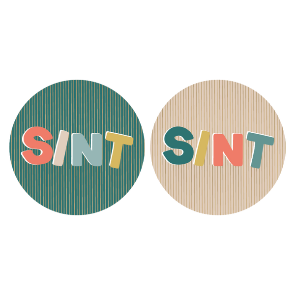 Cadeaustickers | Sint duo 10 stuks