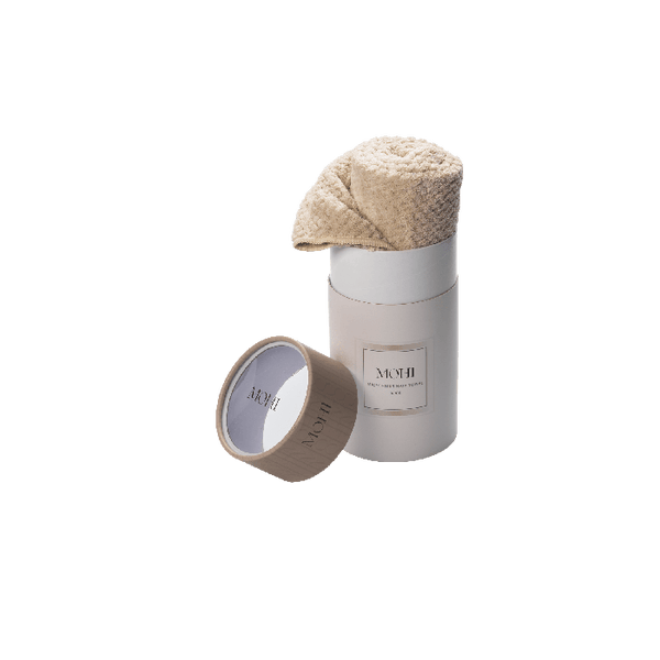 MOHI haarhanddoek beige