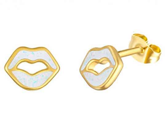 Studs Lips gold