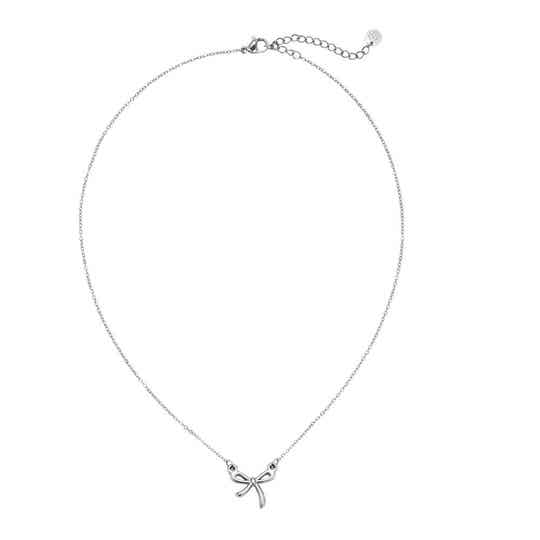 ketting strikje zilver