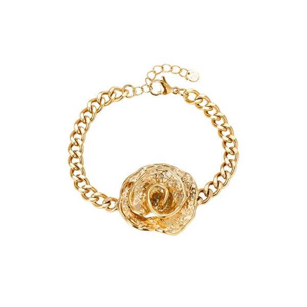 Grote bloem armband