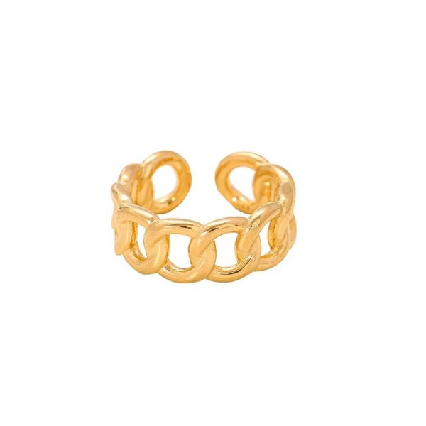 ring made of circles goud