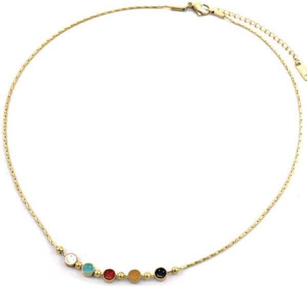 Ketting Smiley gold