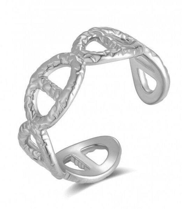 Ring chain silver