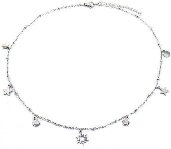 Ketting Sunny stars silver