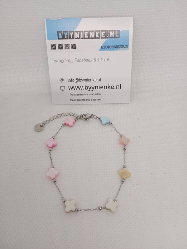 armband Clover shell