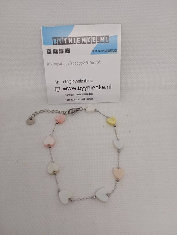 armband Heart shell