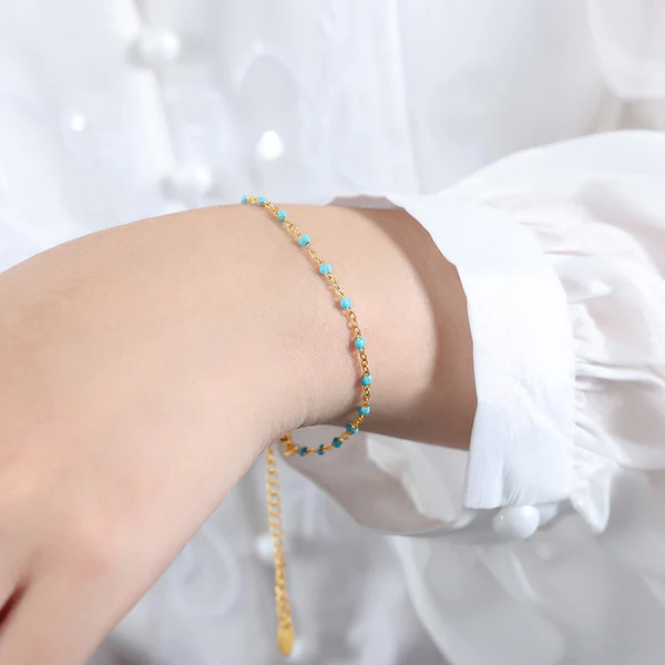 armband bolletje mint groen