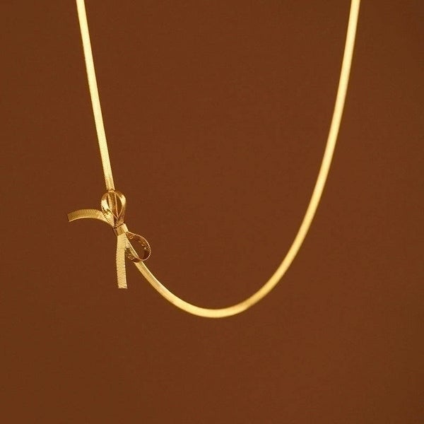 Strik goud kleur