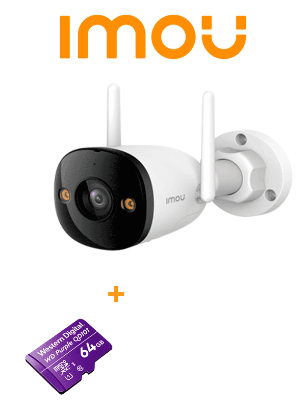 IMOU CAMARA FIJA CON MEMORIA INCLUIDA DE 64 GB. INTELIGENTE