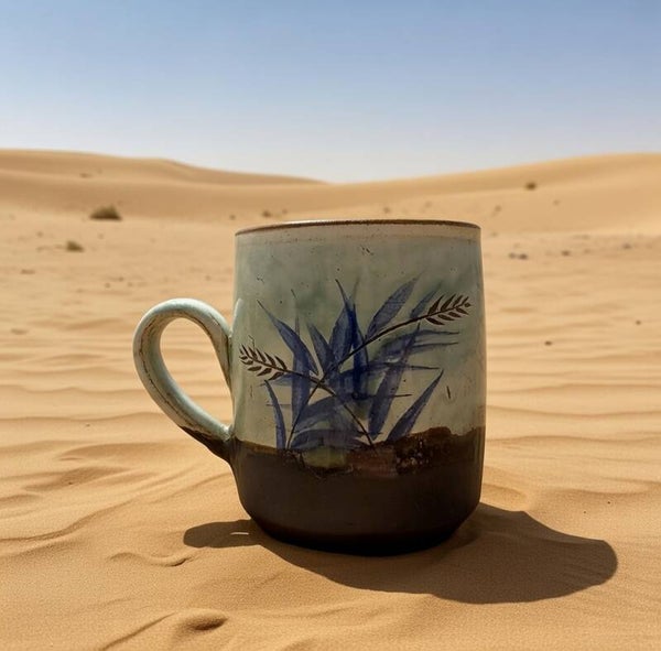 Tassen mit "blaue und goldene Ähren"