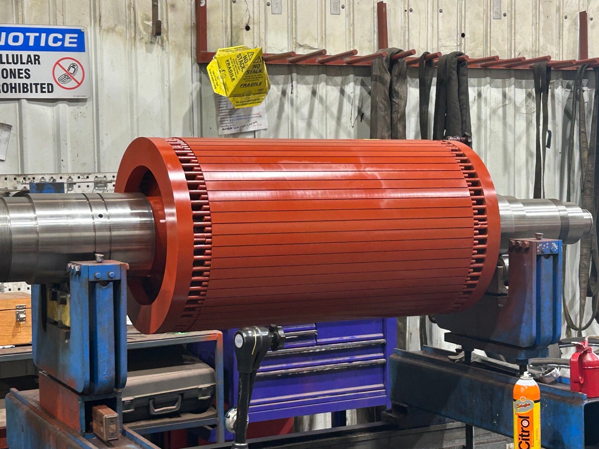 High-quality rotor/stator displayed with detailed components for repair or maintenance