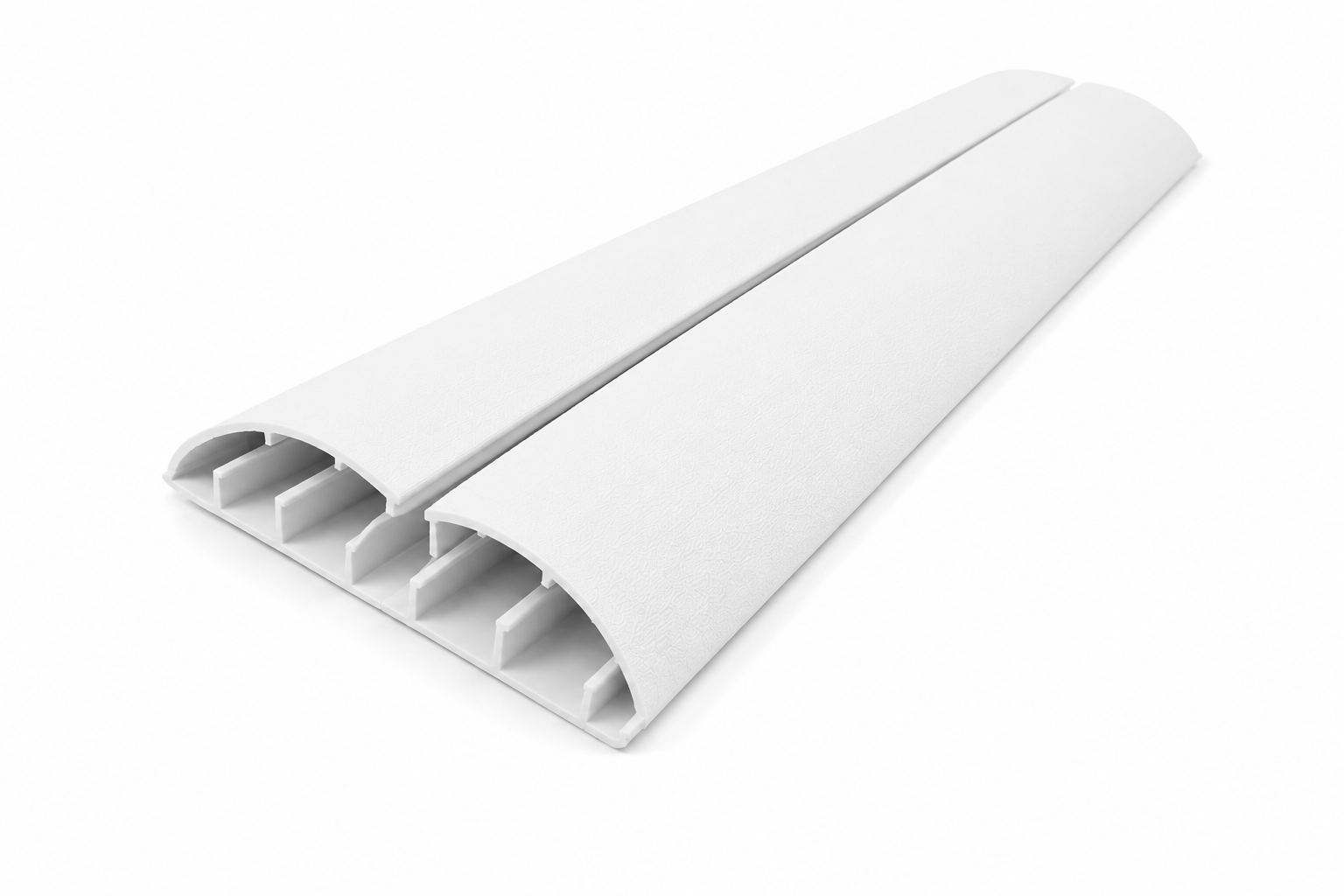 Vloergoot PVC met tape 50x12mm