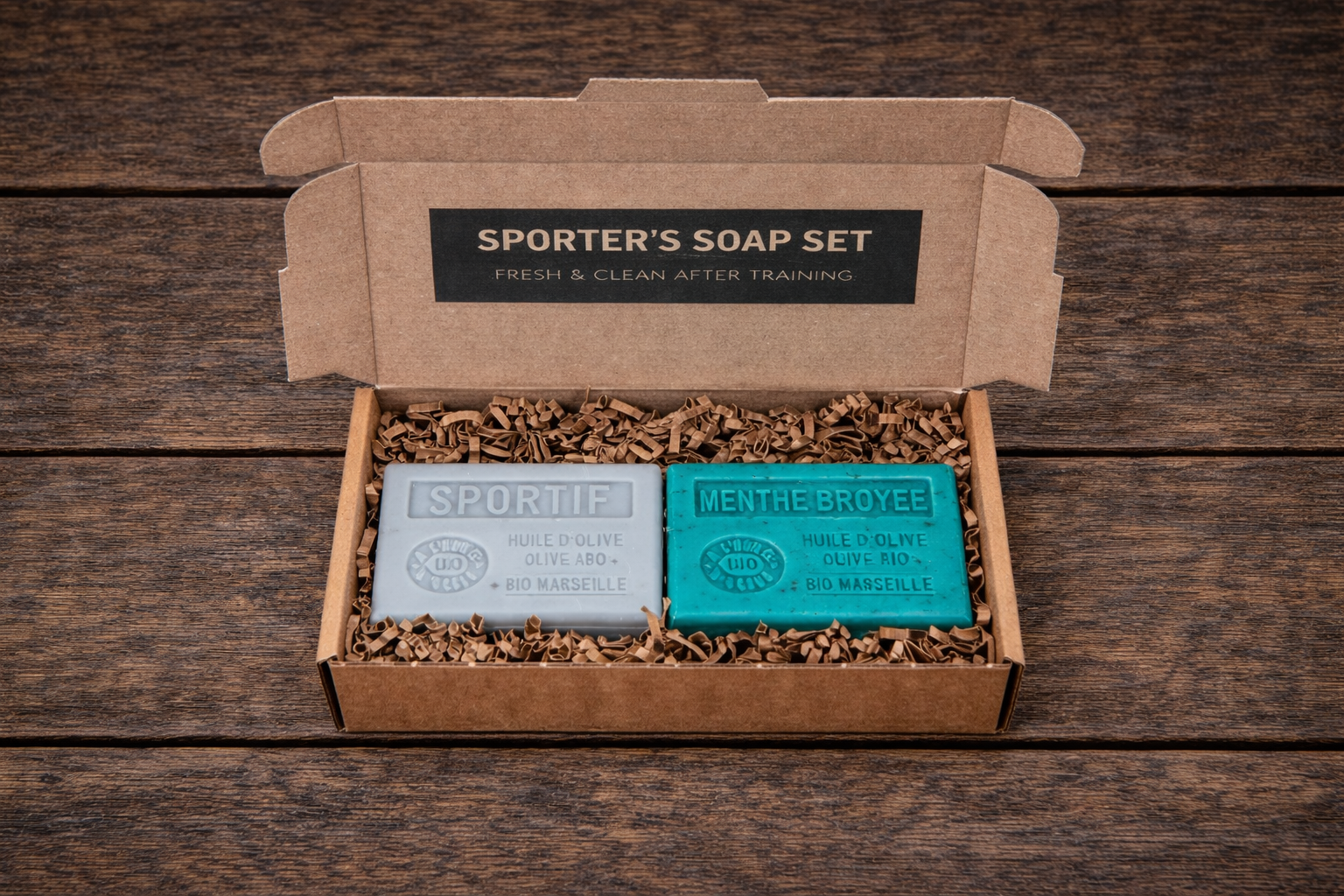 Sporter’s Soap Set – actief & functioneel