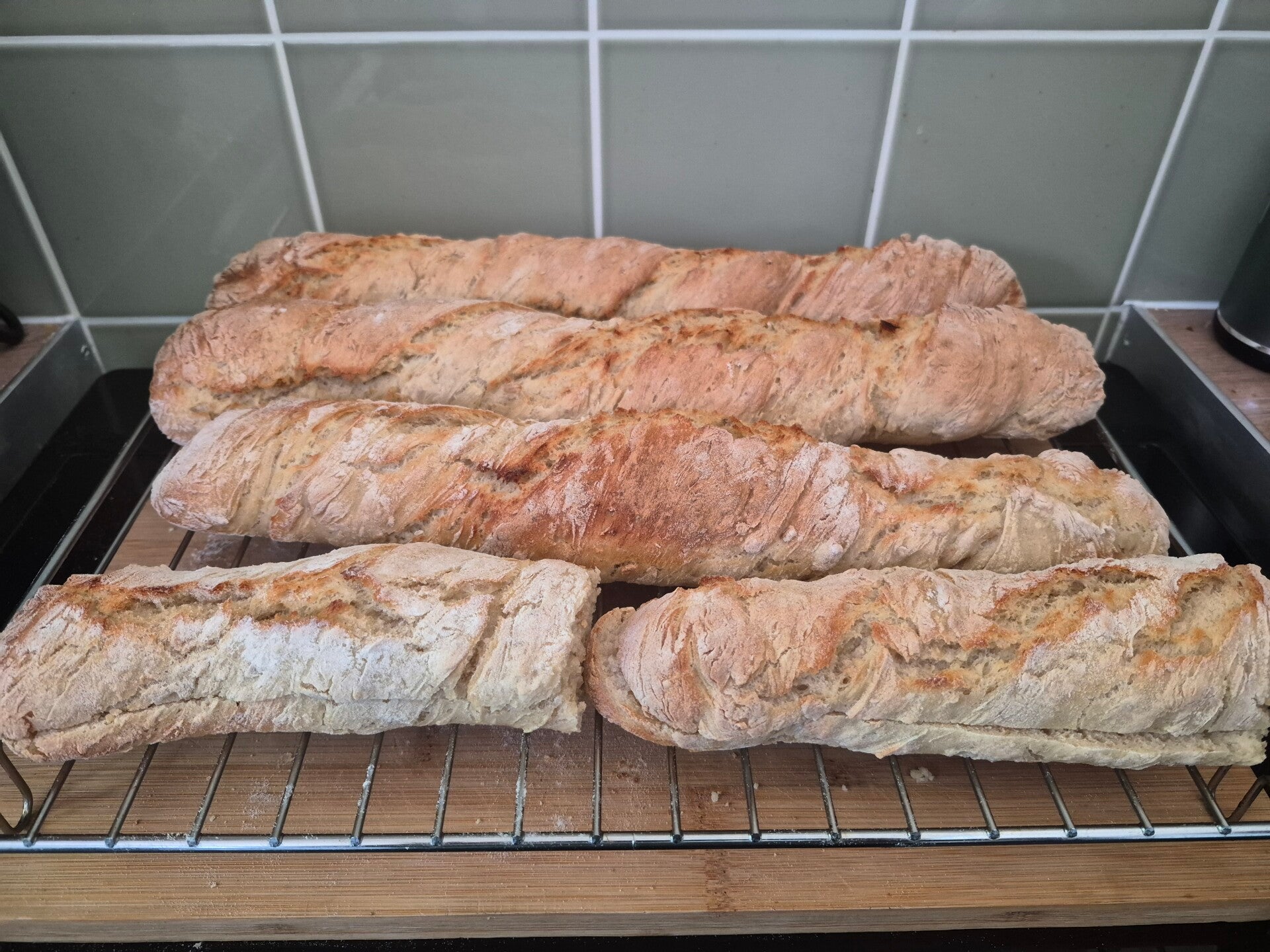 Oat baguettes