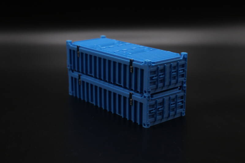Halfhoge containers 1:50