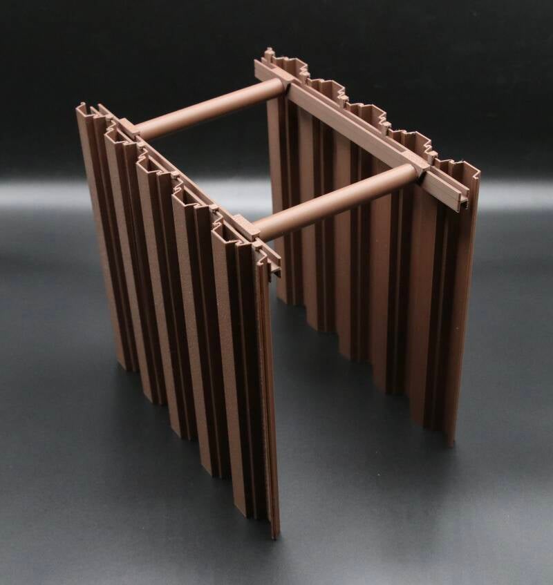 Damwanden constructie