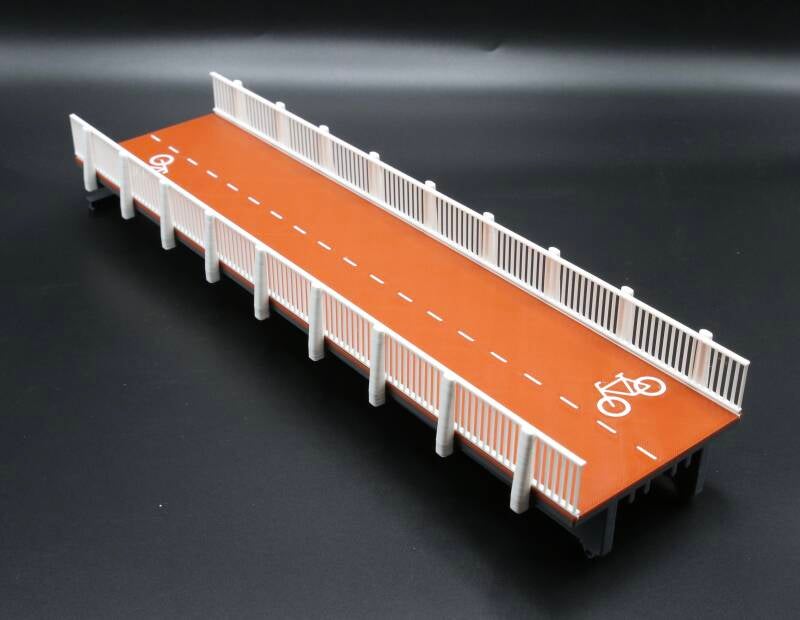 Fietsbrug in schaal 1:50