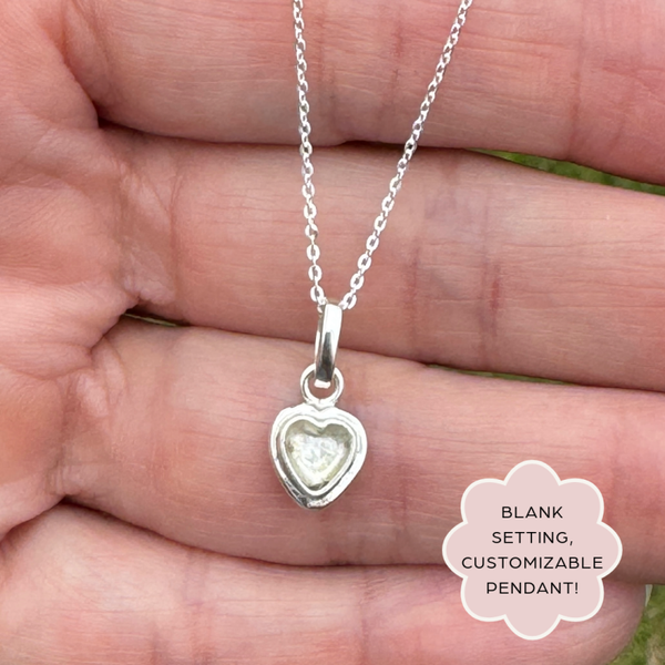 Memorial Keepsake Pendant, Heart