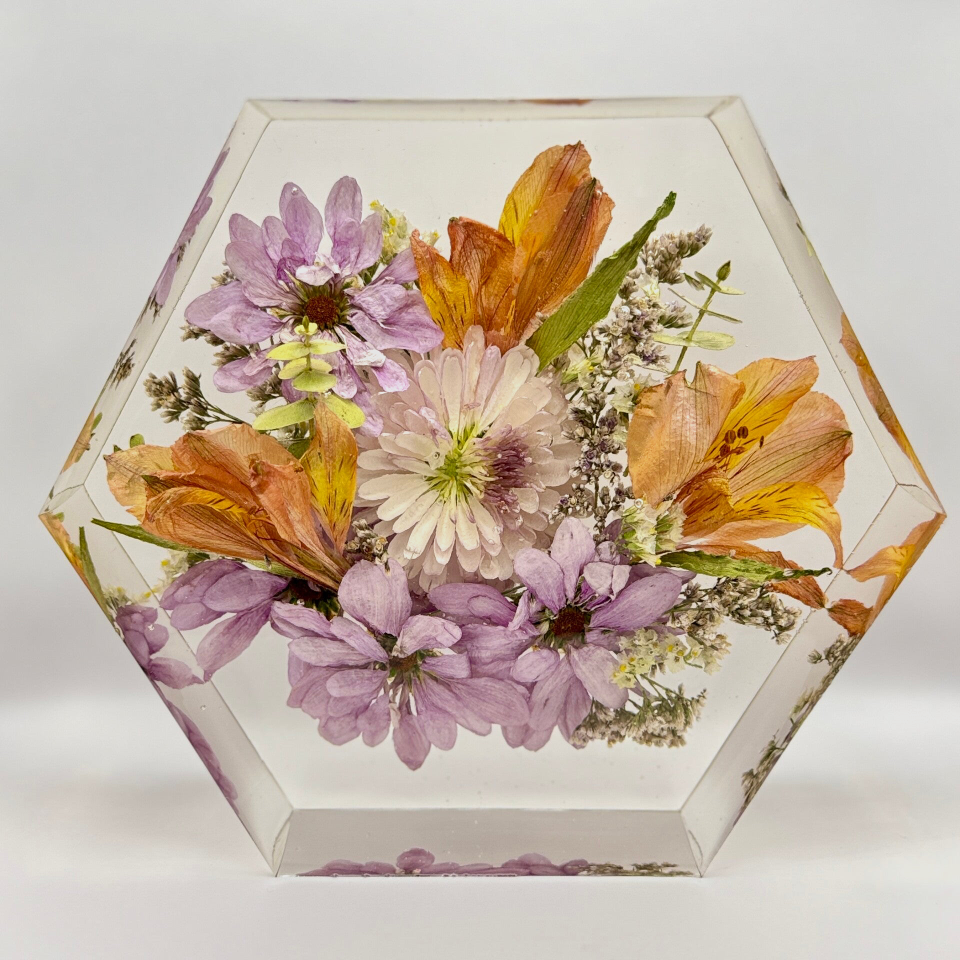 Memorial Flower Keepsake, Hexagon