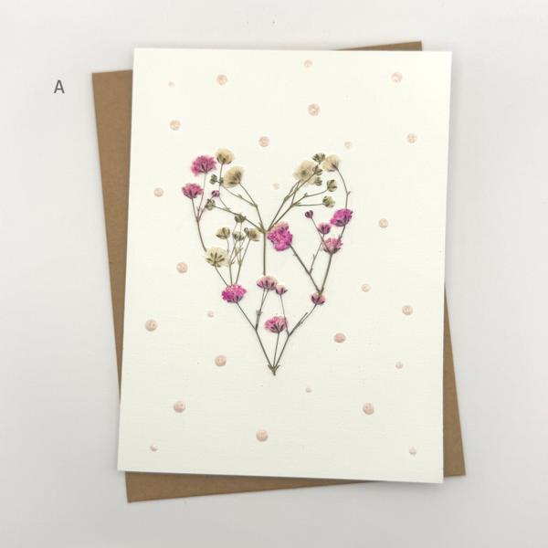 Heart Flower, Valentine Card