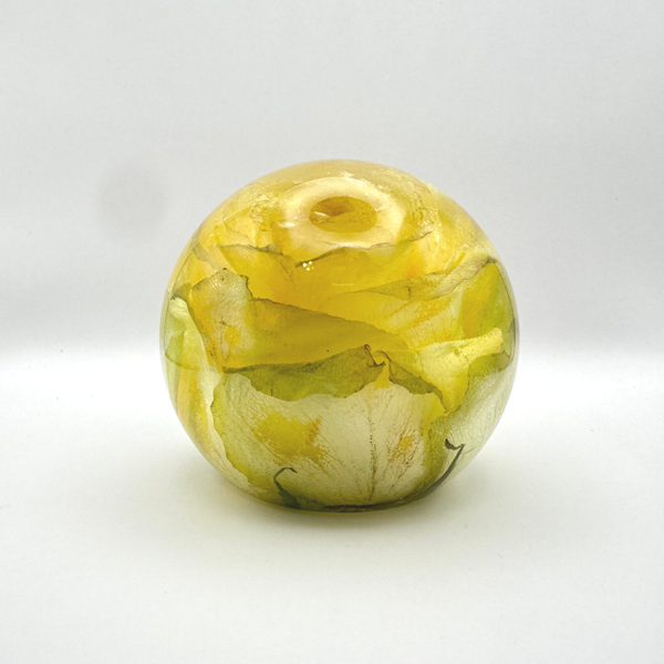 Flower Sphere Memorial Keepsake: Funeral or Wedding Floral Preservation