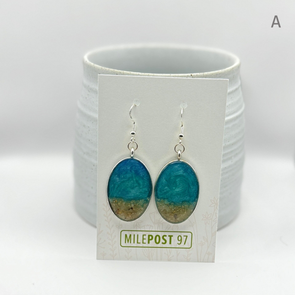 Blue Beach Ovals