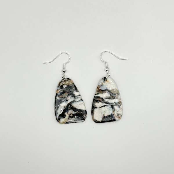 Black & White Marble Abstract