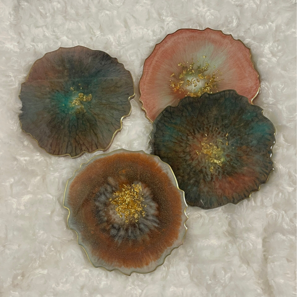Geode Resin Coasters 02.