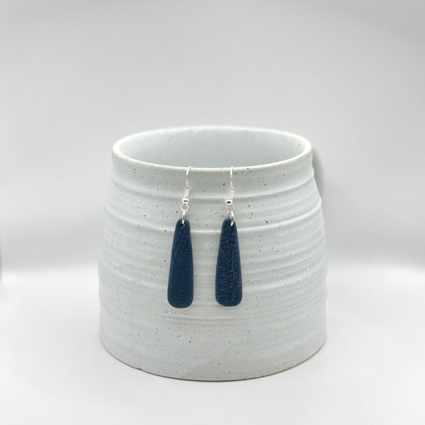 Blue Pattern Dangle