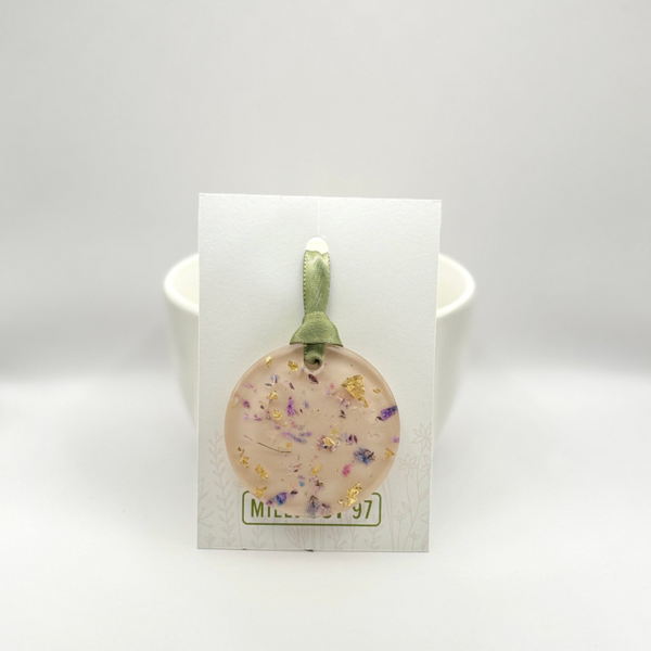 Flower Ribbon Tag
