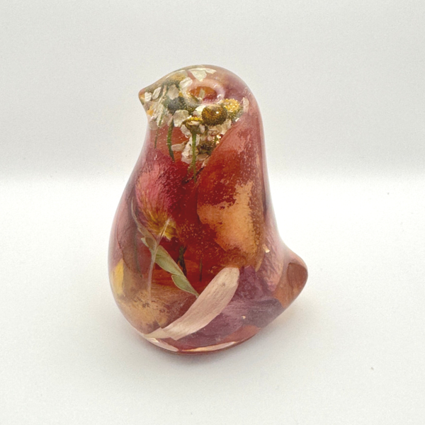 Flower Bird Memorial Keepsake: Wedding or Funeral Floral Preservation