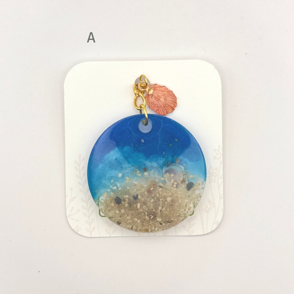 Circle Beach Keychains