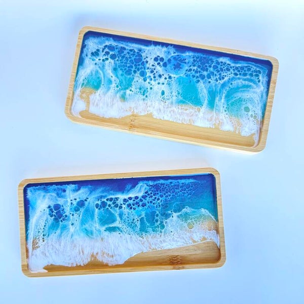 Beach Trinket Tray, Blue