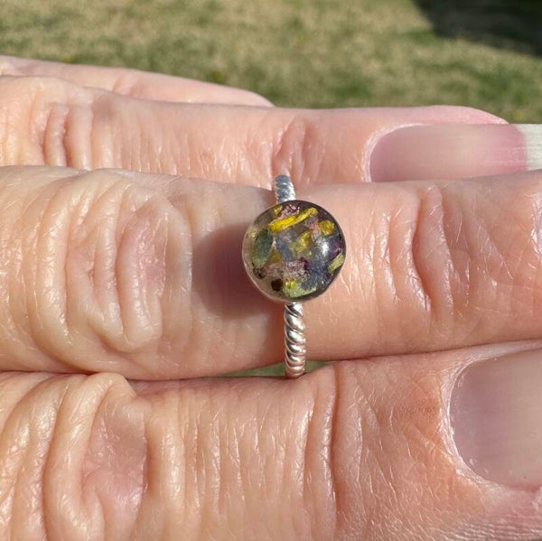 Memorial Cremation Ring, Round