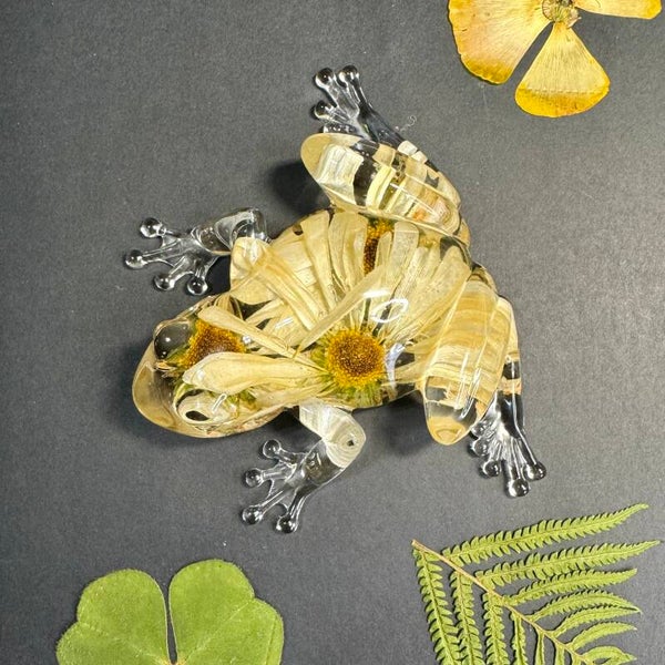 Flower Frog Memorial Keepsake