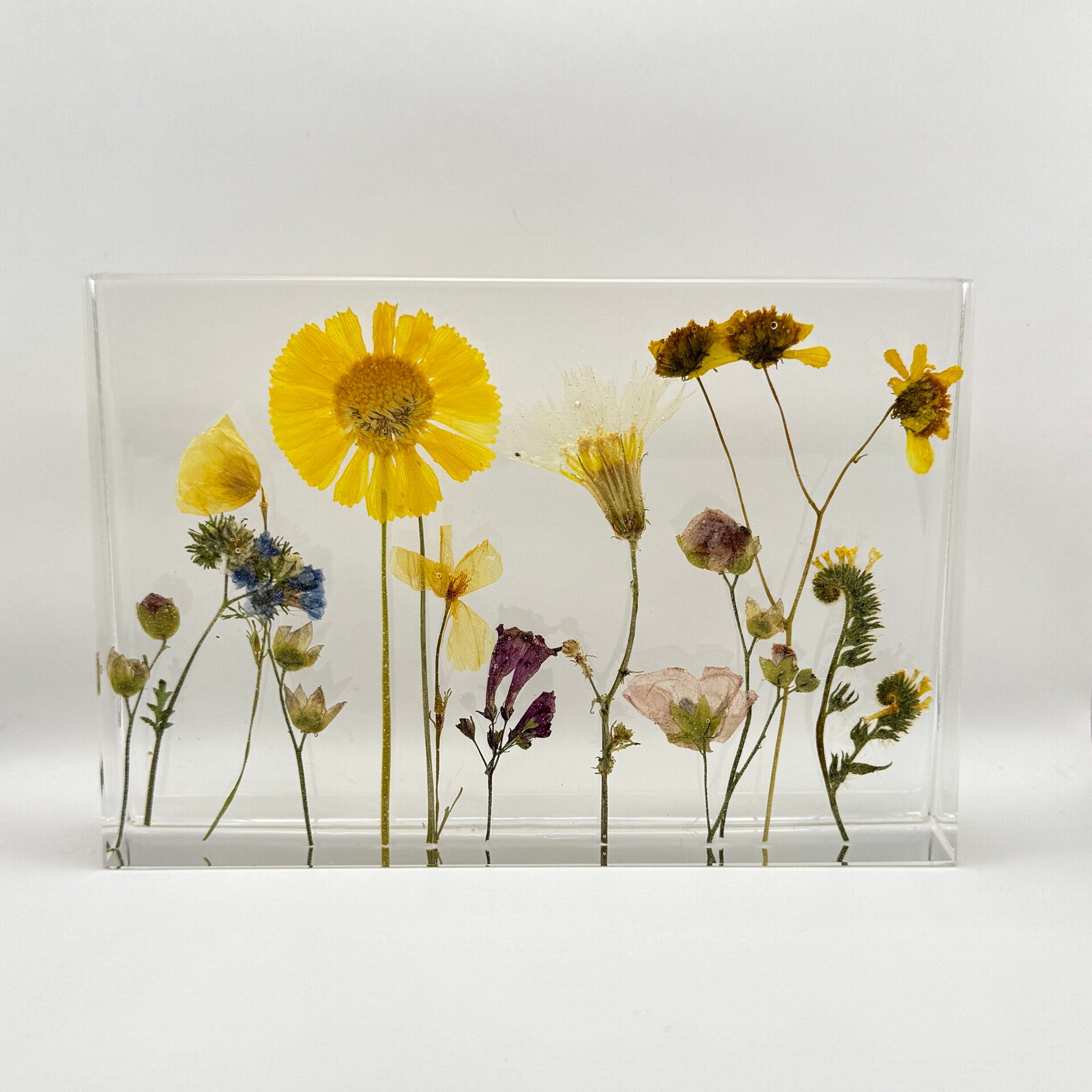 Floral Landscape Keepsake: Memorial, Funeral, or Wedding Flower Preservation Gift