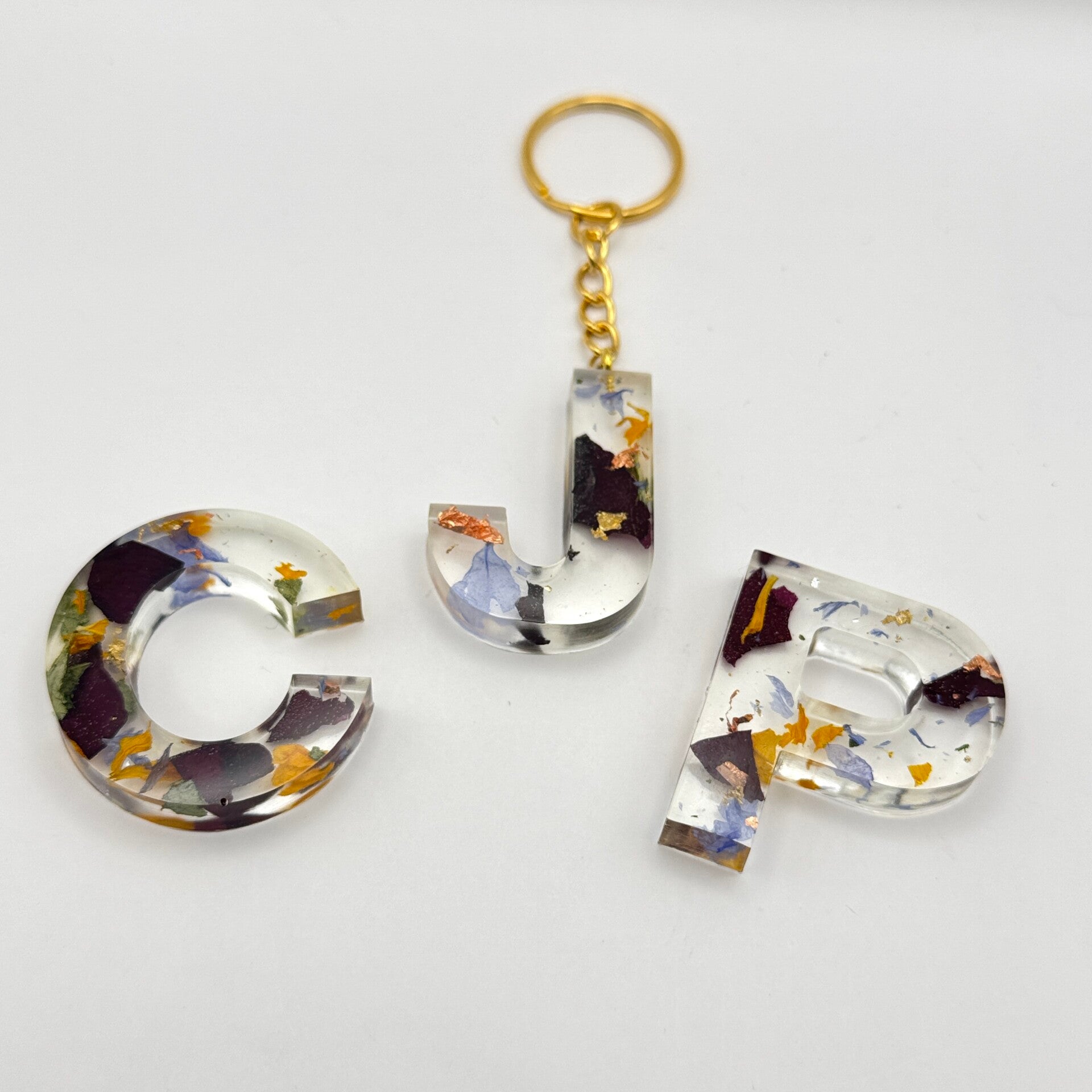 Memorial Flower Keychain: Funeral or Wedding Keepsake