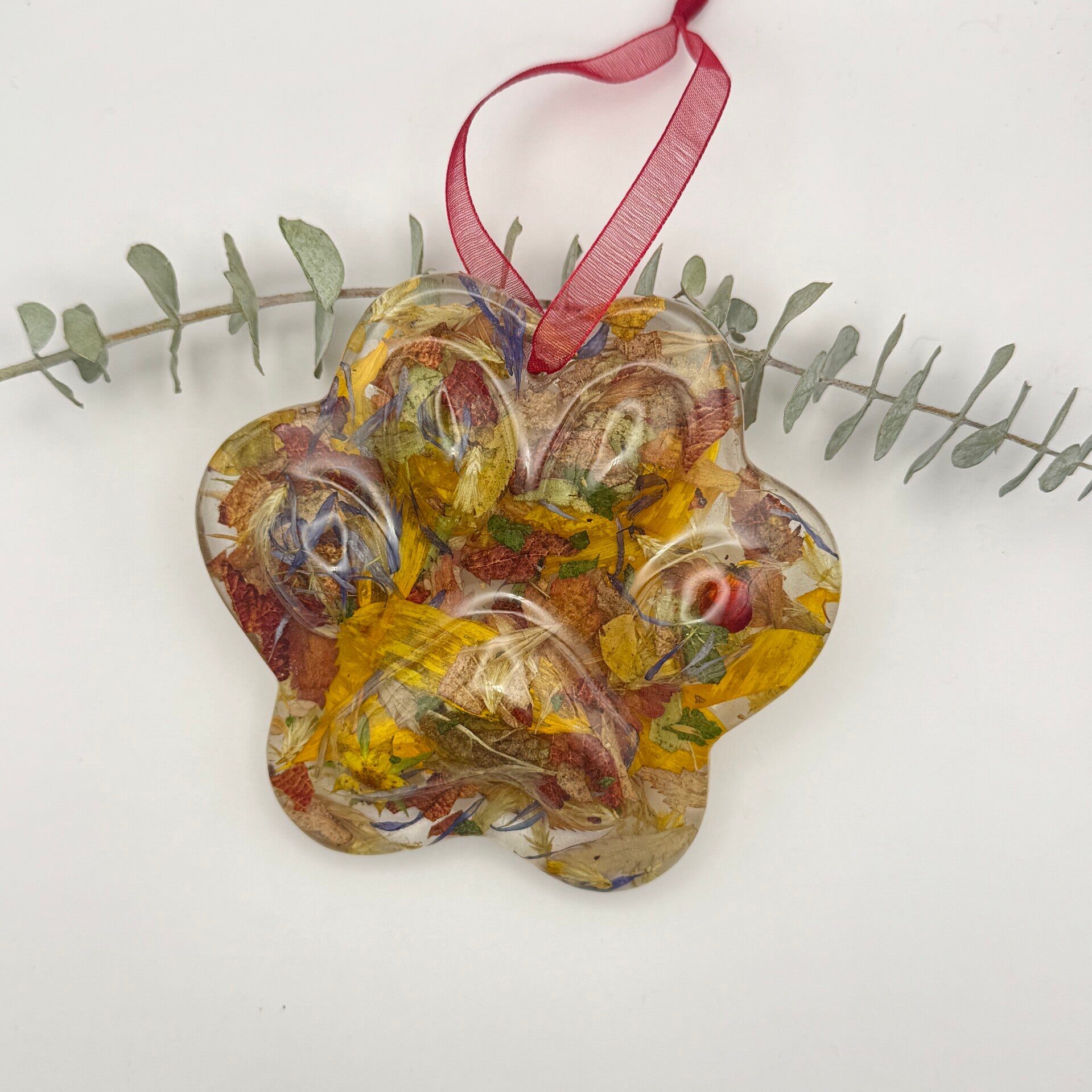 Dog Paw Memorial Keepsake Ornament