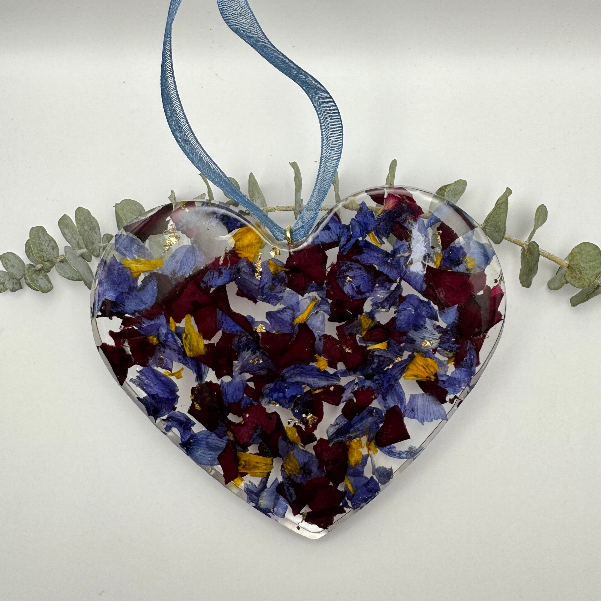 Flower Memorial Keepsake Ornament: Funeral Floral Preservation, Cremains or Pet Loss Tribute