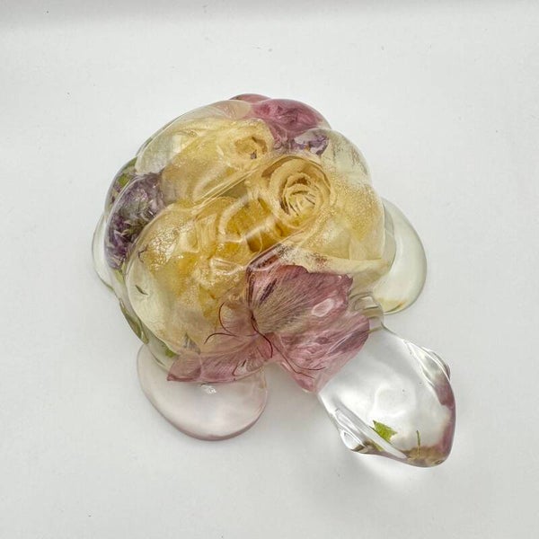 Floral Turtle Memorial Keepsake