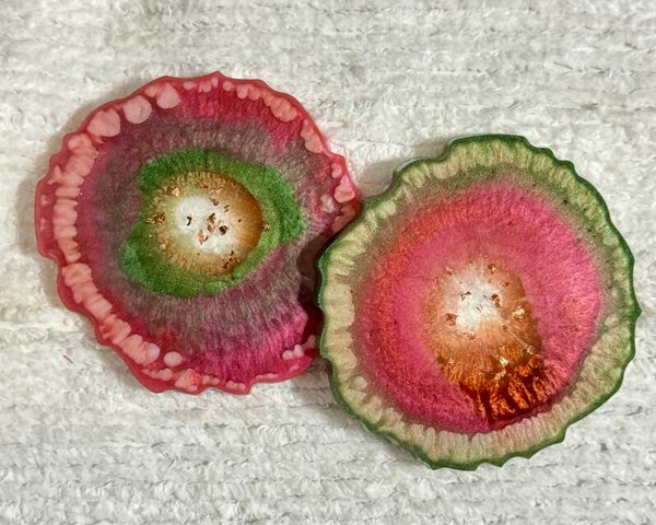 Geode Resin Coasters 04.