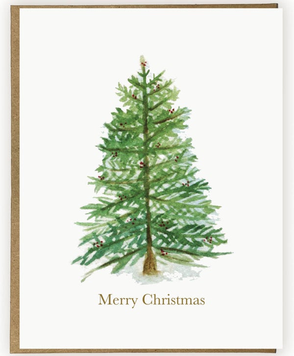 Watercolor Merry Christmas