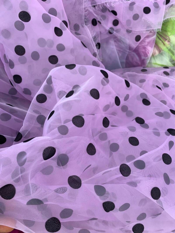 Irish dot organza
