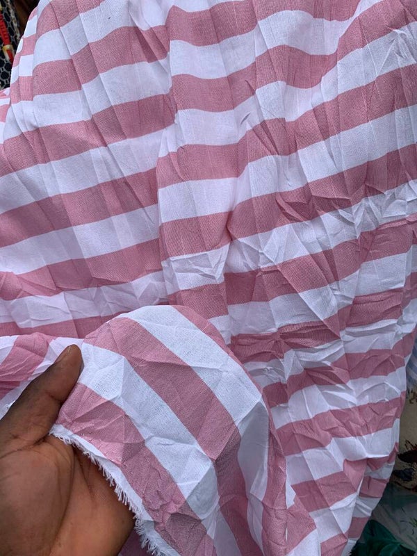 Strip cotton fabric