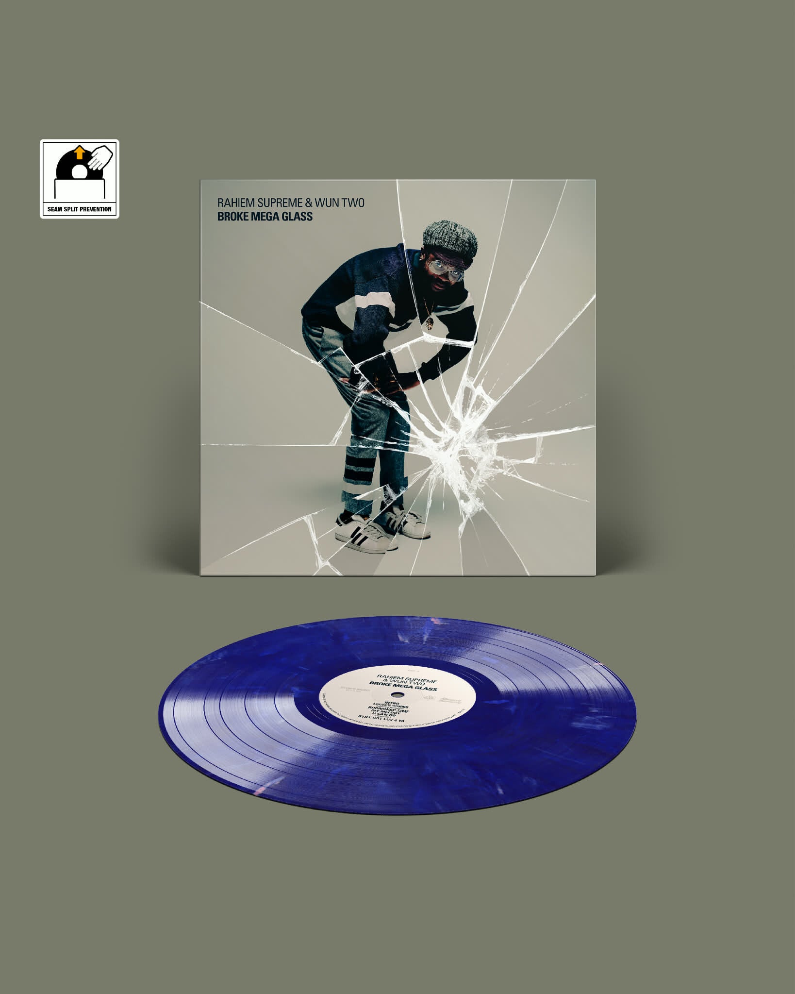 Rahiem Supreme & Wun Two - BROKE MEGA GLASS LP